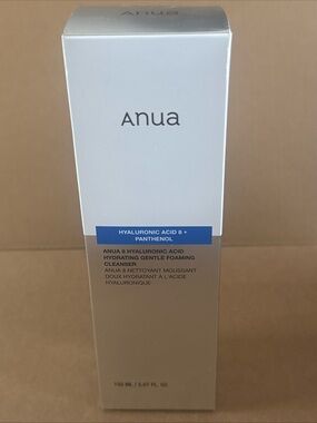 Hyaluronic Acid 8+ Panthenol Hydrating Gentle Foaming Cleanser - White/Blue